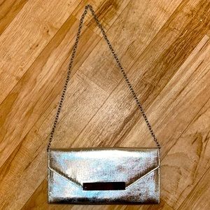 New Aldo purse / clutch /bag silver